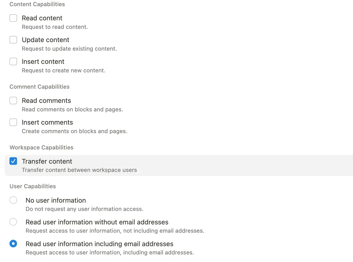 hc: content transfer api