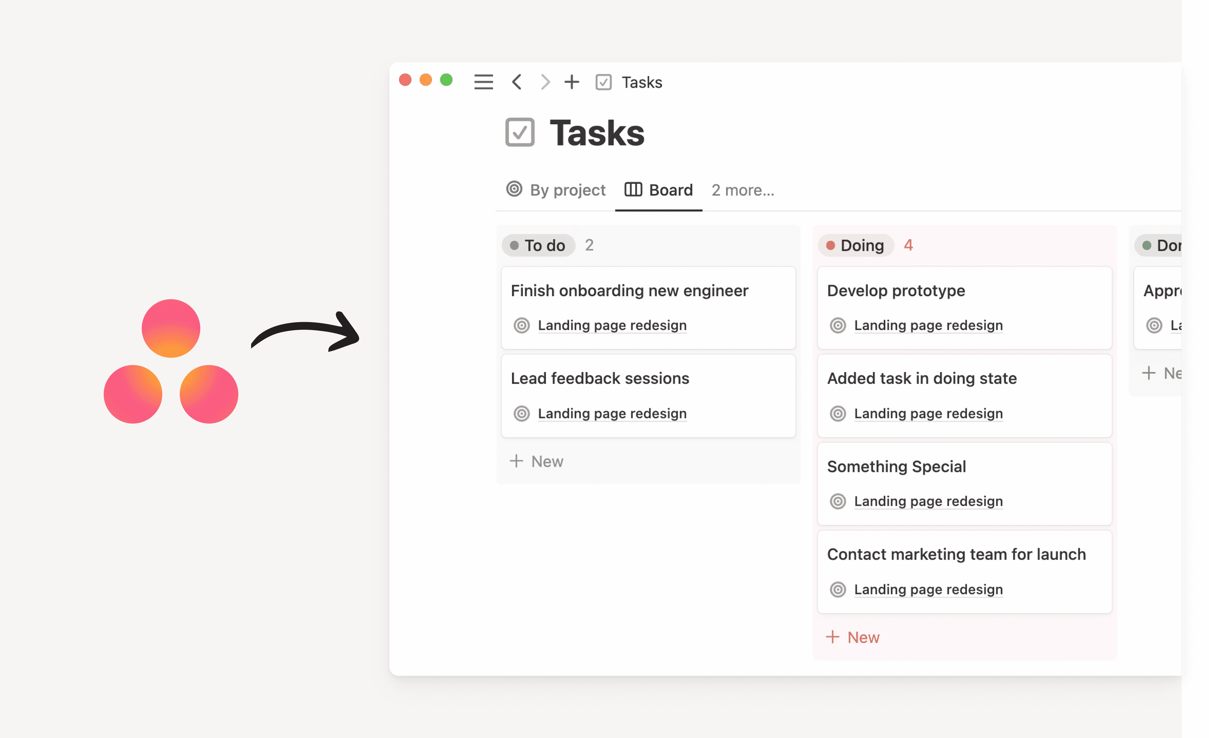 使用 Asana 导入工具将项目从 Asana 迁移到 Notion