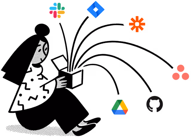 Notion 与 Slack、Jira、Asana、GitHub 和 Google 集成